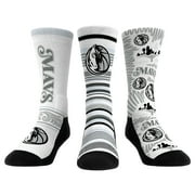 Unisex Rock Em Socks Dallas Mavericks 2024/25 City Edition Three-Pack Crew Socks Set